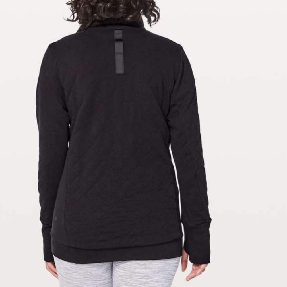 NWT lululemon forever warm pullover Black Size 2 - Picture 2 of 5